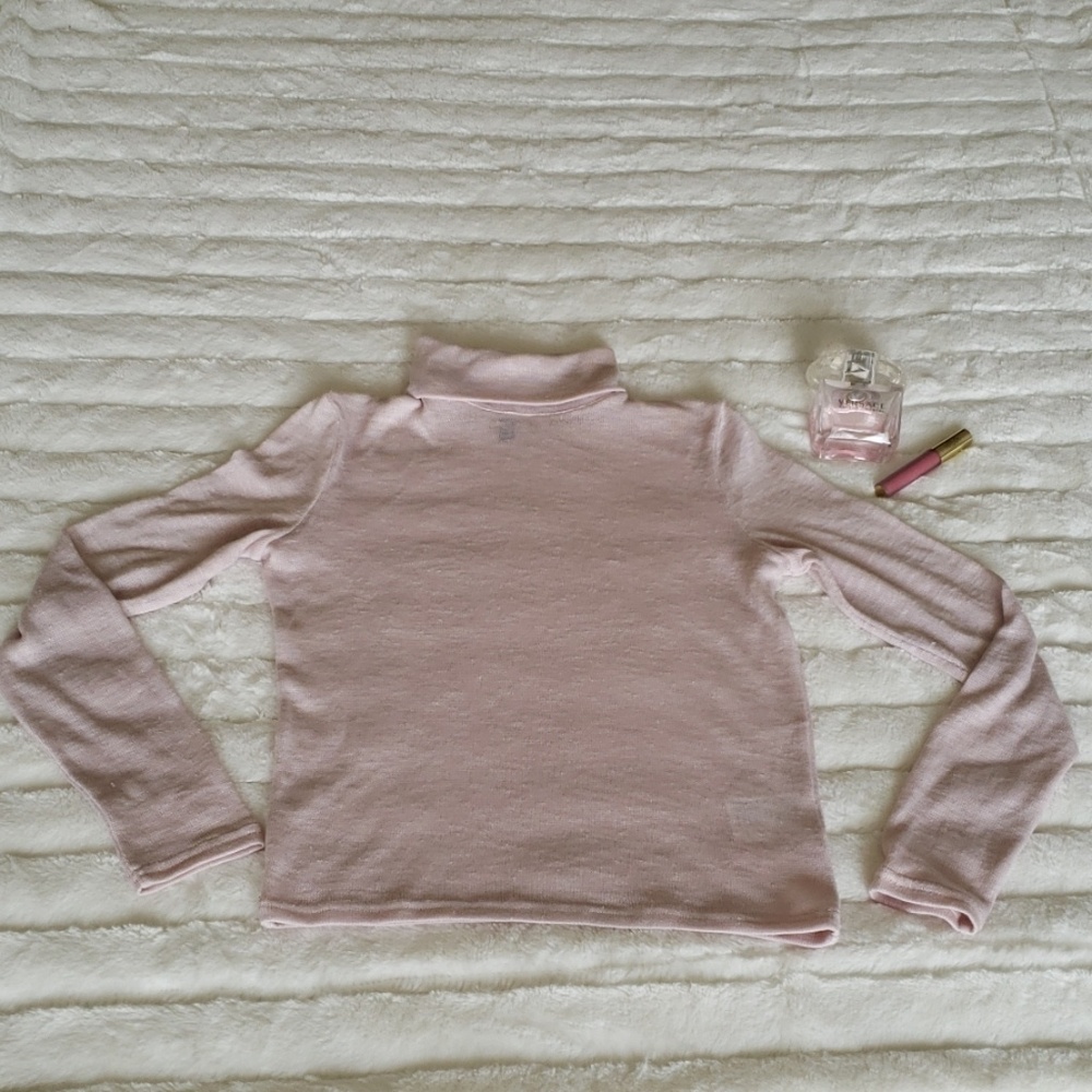 Light Pink turtleneck sweater